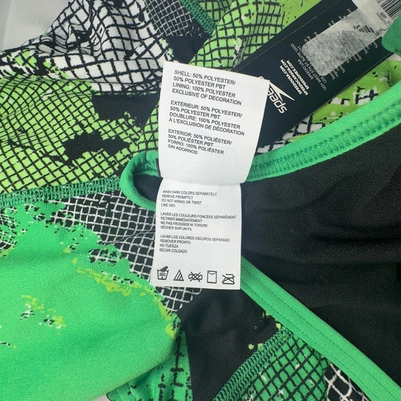 Speedo performance endurance Free Back Swimsuit green size 28 train - Picture 6 of 8